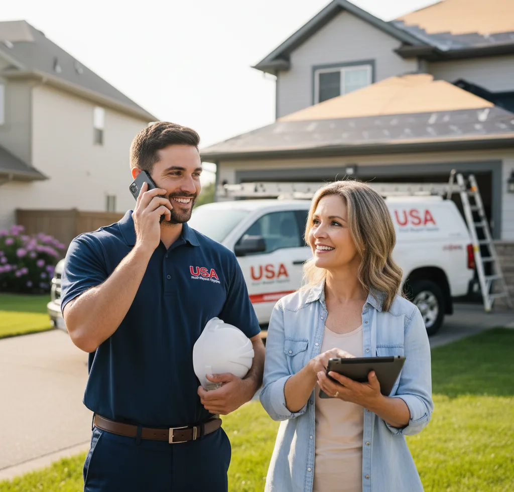 USA Roof Repair Experts customer support in Bow